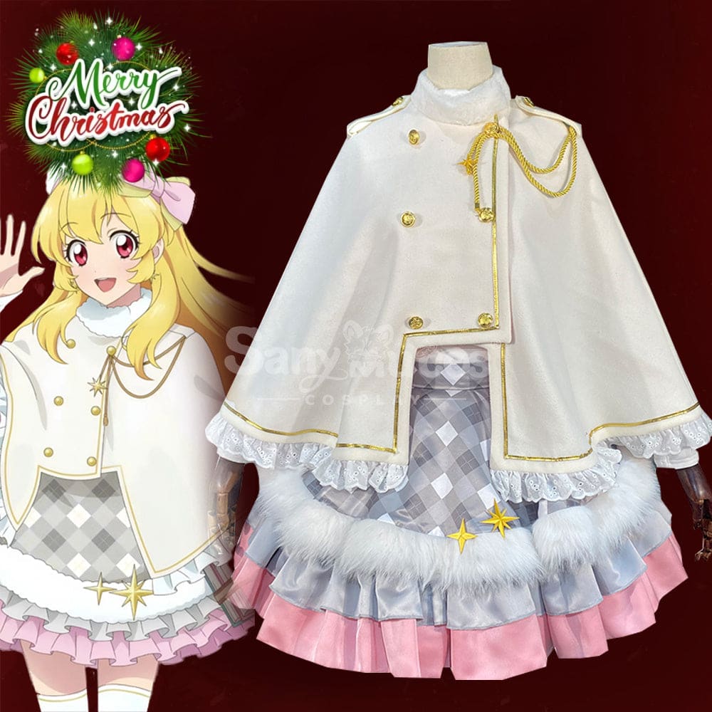 【In Stock】Anime Aikatsu! Cosplay Ichigo Hoshimiya Winter Cosplay Costume Cosplay Costumes