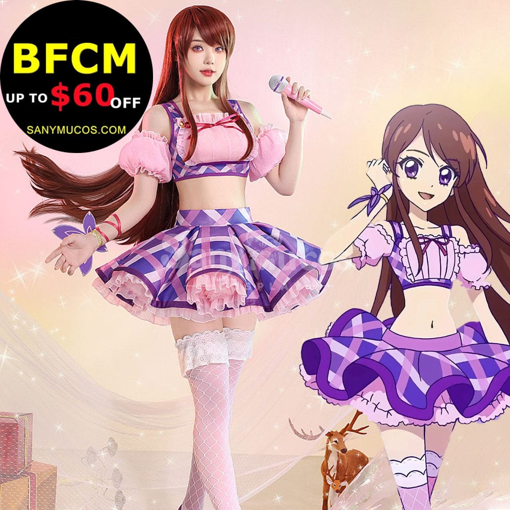 【In Stock】Anime Aikatsu! Cosplay Shibuki Ran Cosplay Costume Premium Edition Cosplay Costumes