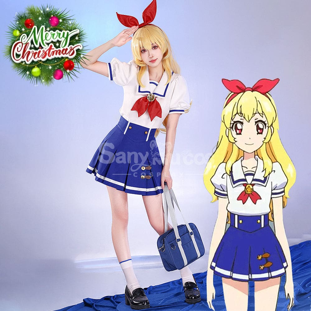 【In Stock】Anime Aikatsu! Cosplay Summer School Uniform Cosplay Costume Premium Edition Cosplay Costumes