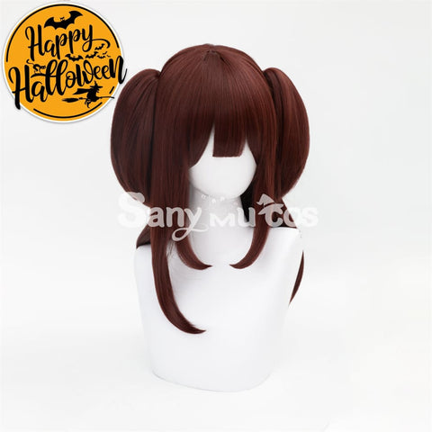 Anime Akiba Maid War cosplay Wahira Nagomi Dark Red Twintails Long Cosplay Wig
