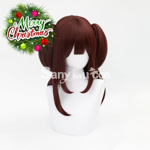 Anime Akiba Maid War cosplay Wahira Nagomi Dark Red Twintails Long Cosplay Wig