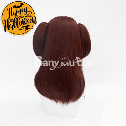 Anime Akiba Maid War cosplay Wahira Nagomi Dark Red Twintails Long Cosplay Wig