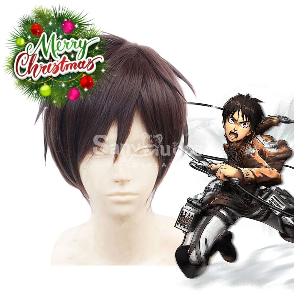 【In Stock】Anime Attack On Titan Cosplay Eren Jaeger Wig Wigs