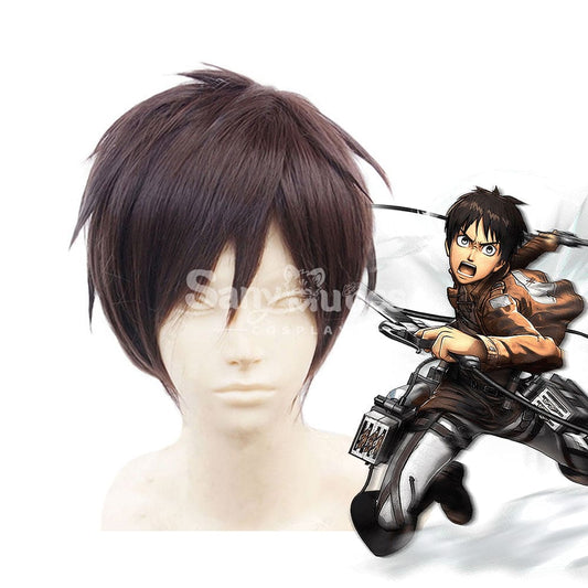【In Stock】Anime Attack On Titan Cosplay Eren Jaeger Wig Wigs 1000