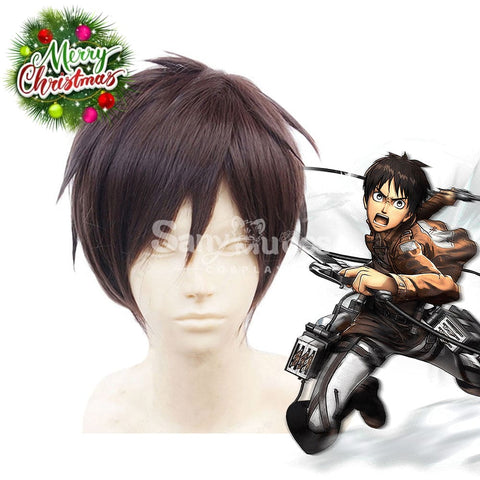 【In Stock】Anime Attack On Titan Cosplay Eren Jaeger Wig Wigs
