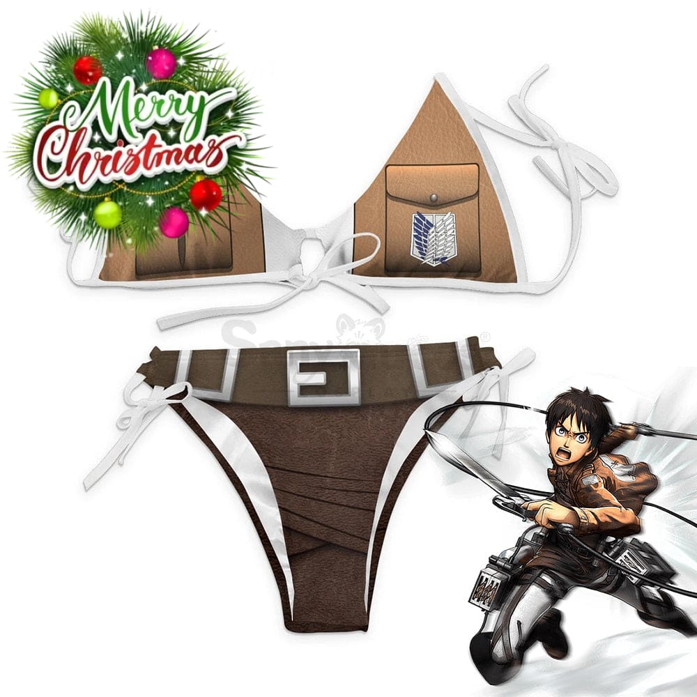 【In Stock】Anime Attack On Titan Cosplay Eren Swimsuit Costume Costumes