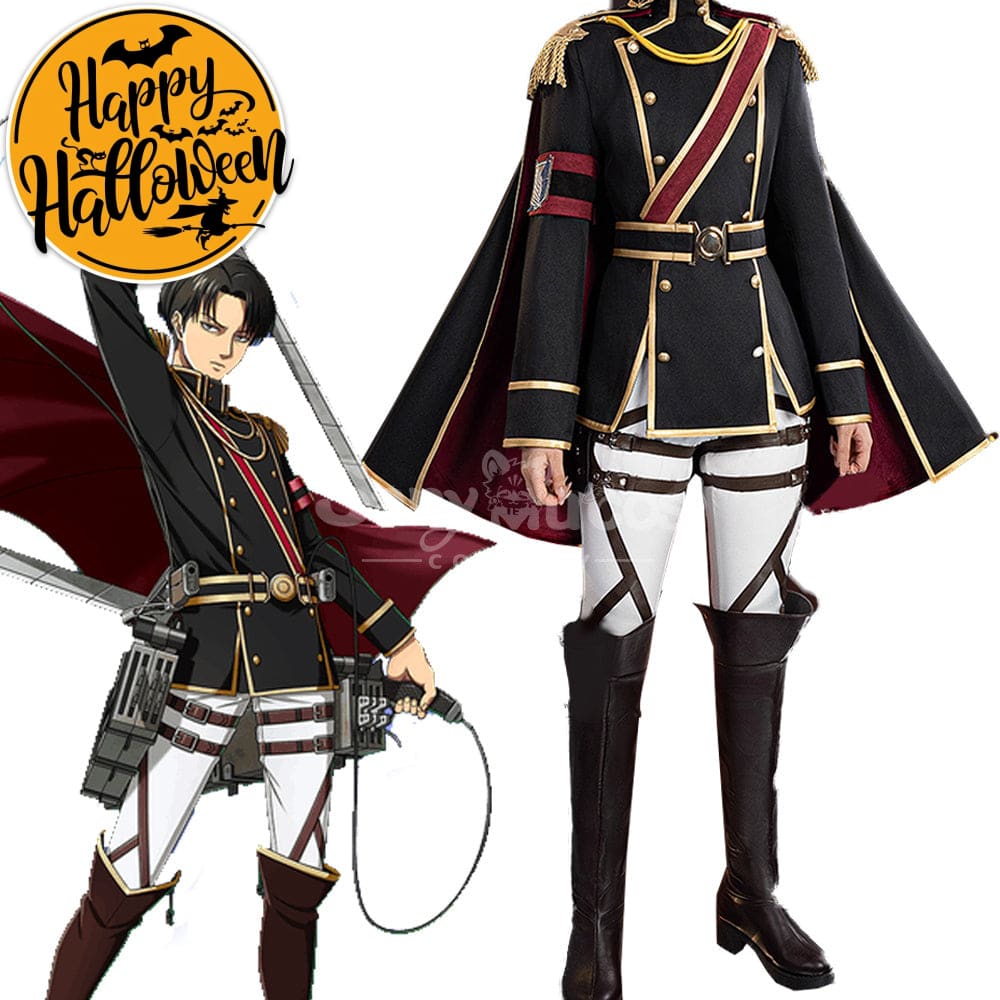 【In Stock】Anime Attack On Titan Cosplay Levi Cosplay Costume Cosplay Costumes
