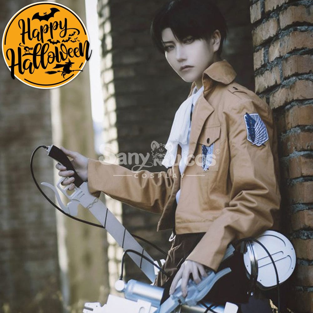 【In Stock】Anime Attack On Titan Cosplay Levi/Eren/Mikasa Costume Costumes