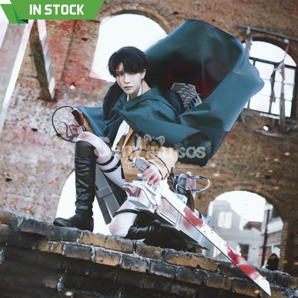 【In Stock】Anime Attack On Titan Cosplay Levi/Eren/Mikasa Costume Costumes