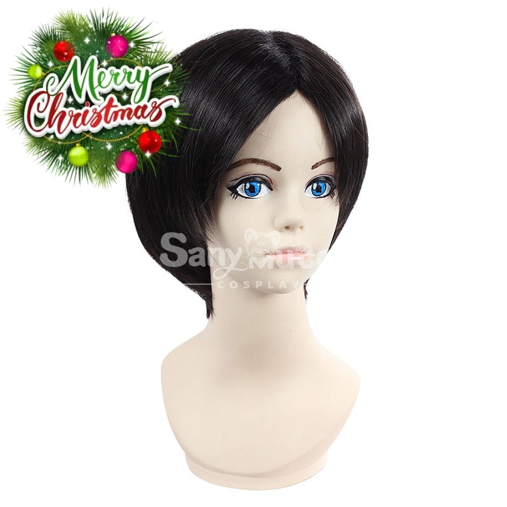 【In Stock】Anime Attack On Titan Cosplay Rivaille Ackerman Wig Wigs