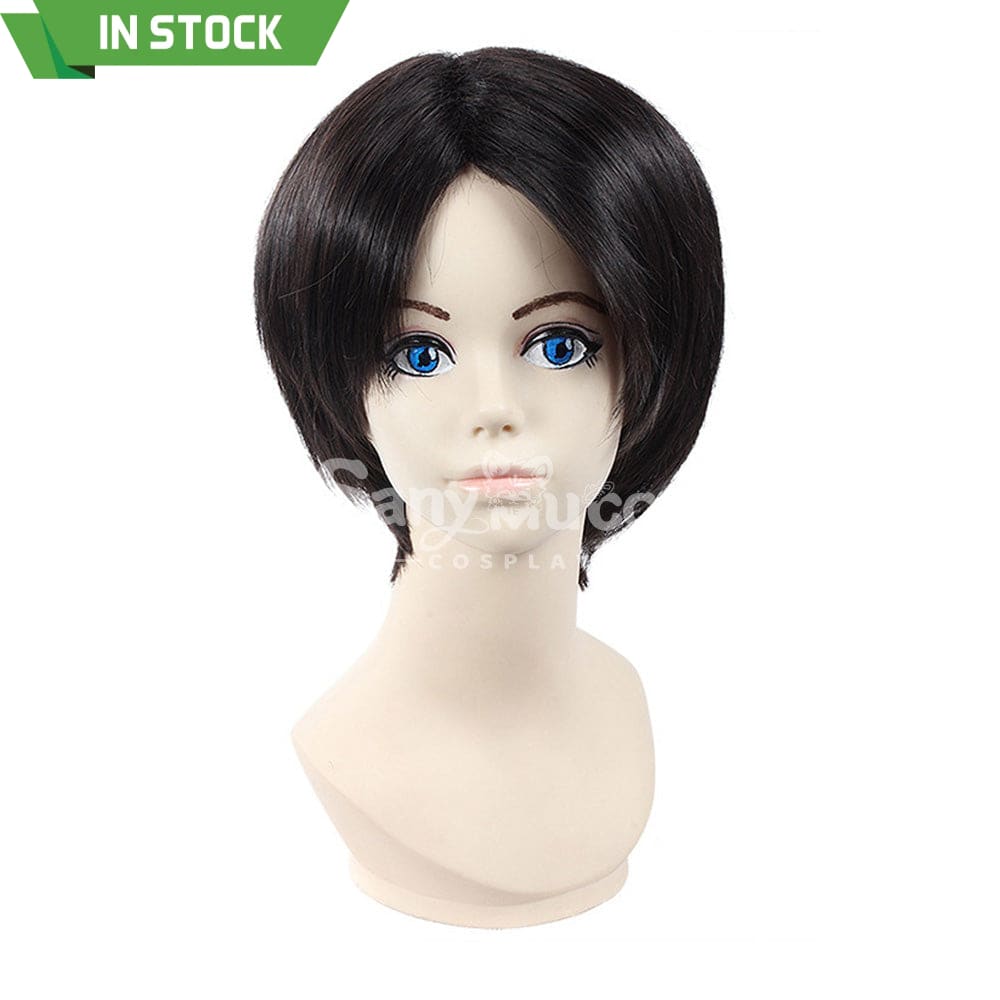 【In Stock】Anime Attack On Titan Cosplay Rivaille Ackerman Wig Wigs