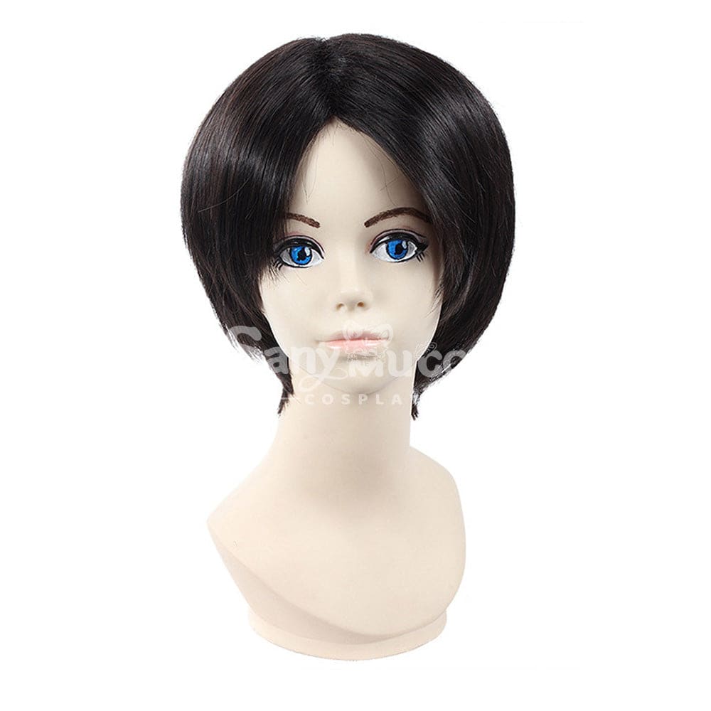 【In Stock】Anime Attack On Titan Cosplay Rivaille Ackerman Wig Wigs