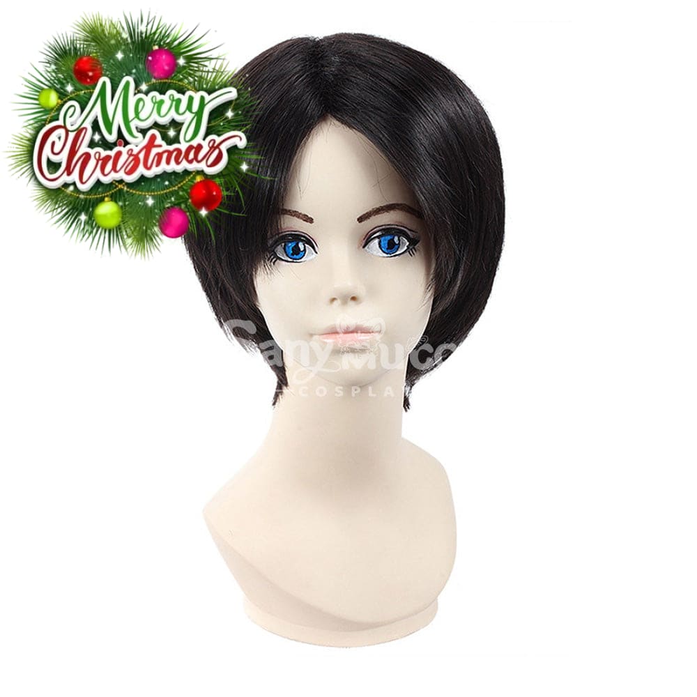 【In Stock】Anime Attack On Titan Cosplay Rivaille Ackerman Wig Wigs