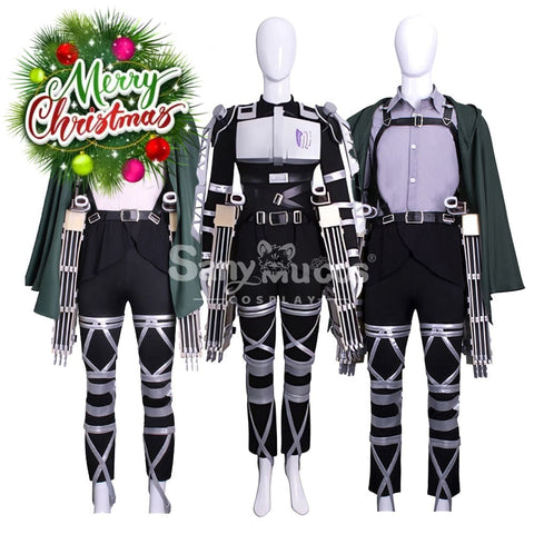 【In Stock】Anime Attack On Titan Cosplay Survey Corps Battlesuit Costume Costumes