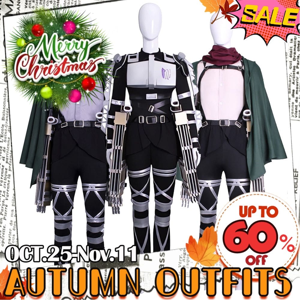 【In Stock】Anime Attack On Titan Cosplay Survey Corps Battlesuit Costume Costumes