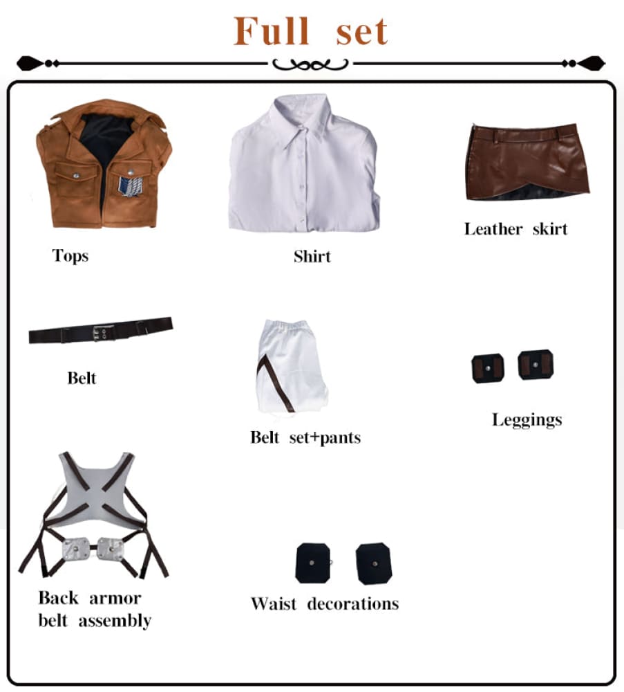 【In Stock】Anime Attack On Titan Cosplay Survey Corps Cosplay Costume Armin Arlert / S Cosplay Costumes