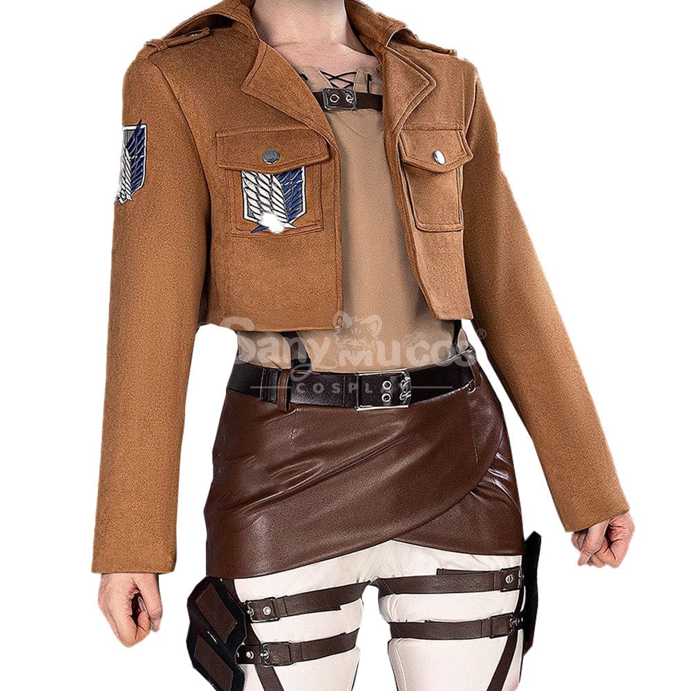 【In Stock】Anime Attack On Titan Cosplay Survey Corps Cosplay Costume Cosplay Costumes