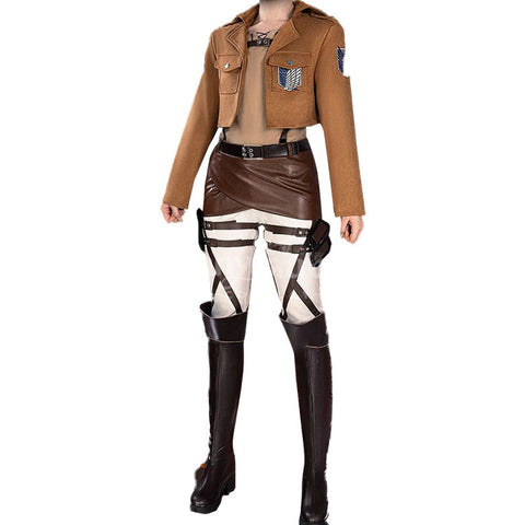 【In Stock】Anime Attack On Titan Cosplay Survey Corps Cosplay Costume Cosplay Costumes