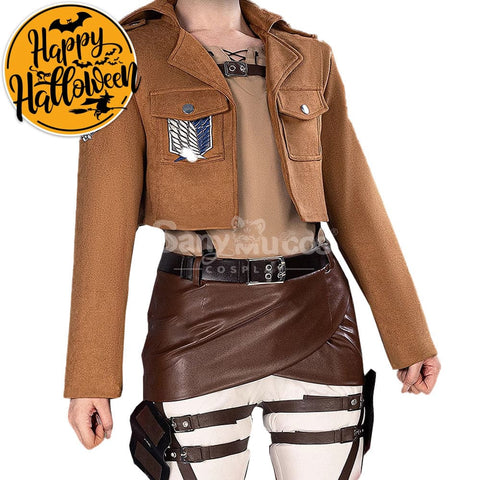 【In Stock】Anime Attack On Titan Cosplay Survey Corps Cosplay Costume Cosplay Costumes
