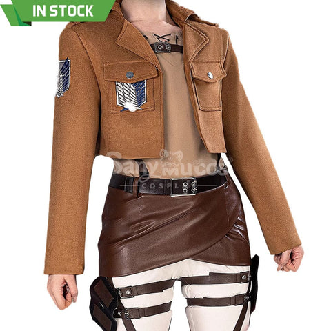 【In Stock】Anime Attack On Titan Cosplay Survey Corps Cosplay Costume Cosplay Costumes