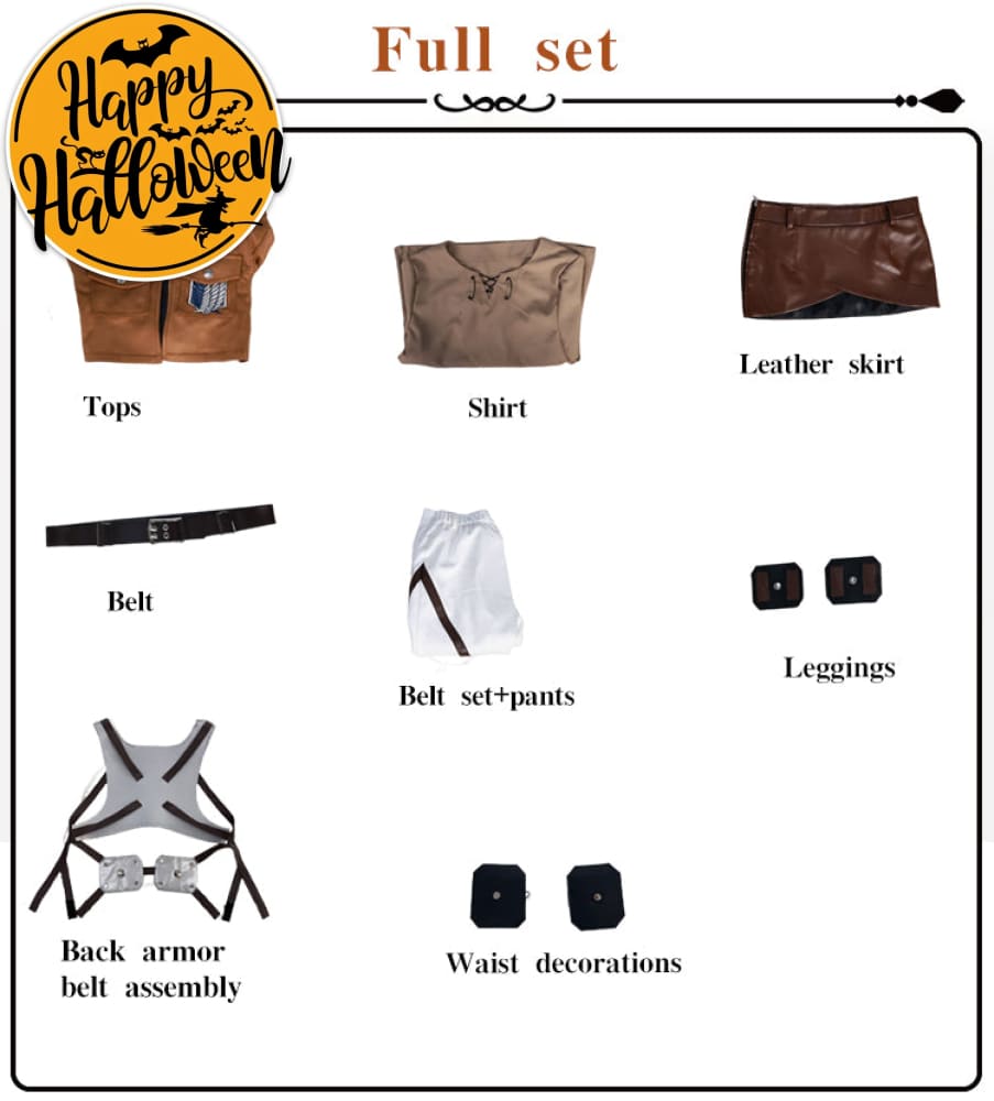 【In Stock】Anime Attack On Titan Cosplay Survey Corps Cosplay Costume Eren Yeager / S Cosplay Costumes