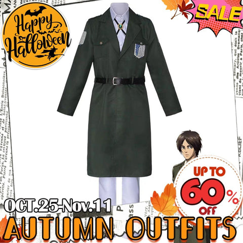 【In Stock】Anime Attack On Titan Cosplay Survey Corps Uniform Costume Costumes