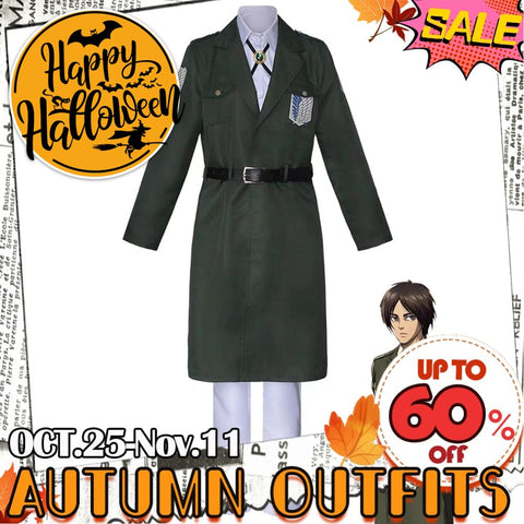 【In Stock】Anime Attack On Titan Cosplay Survey Corps Uniform Costume Costumes