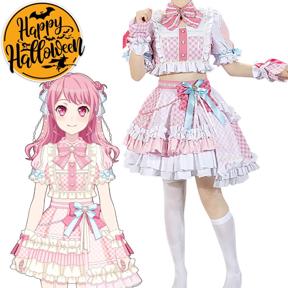 【In Stock】Anime BanG Dream! Cosplay Aya Maruyama Cosplay Costume Cosplay Costumes