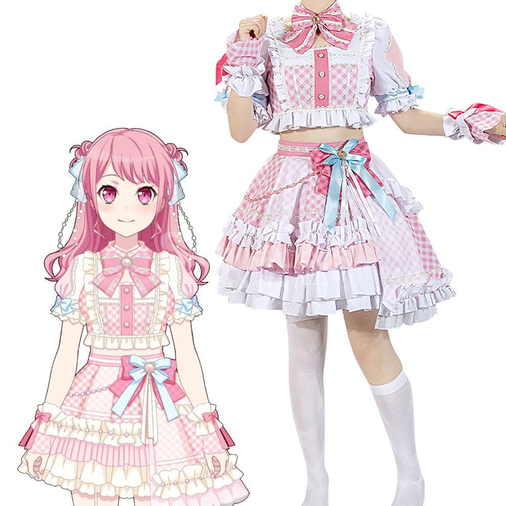 【In Stock】Anime BanG Dream! Cosplay Aya Maruyama Cosplay Costume Cosplay Costumes