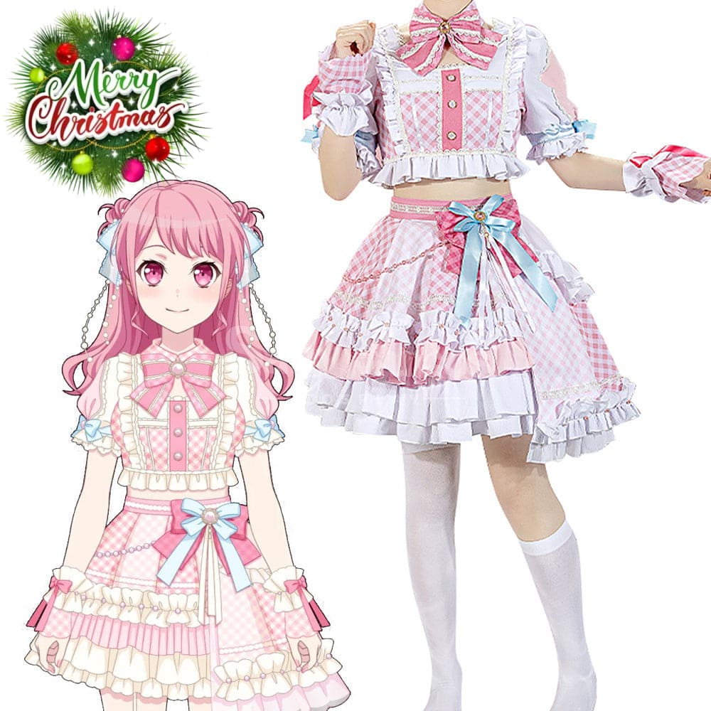 【In Stock】Anime BanG Dream! Cosplay Aya Maruyama Cosplay Costume Cosplay Costumes