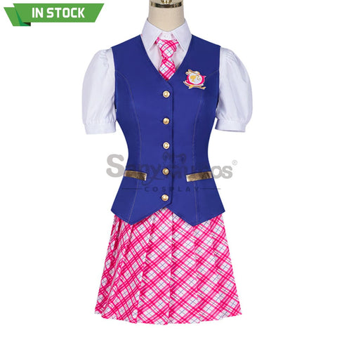 【In Stock】Anime Barbie:princess Charm School Cosplay Delancy Devin Uniform Costume Costumes