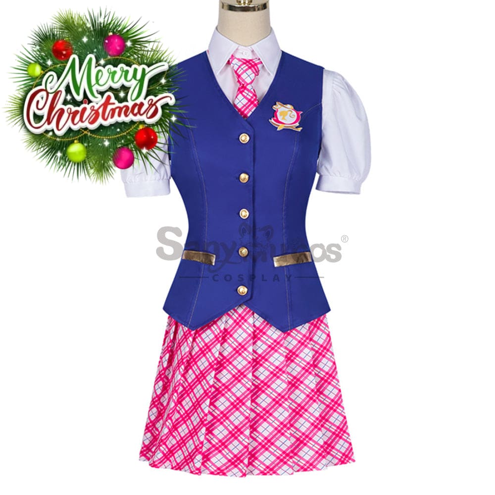 【In Stock】Anime Barbie:princess Charm School Cosplay Delancy Devin Uniform Costume Costumes