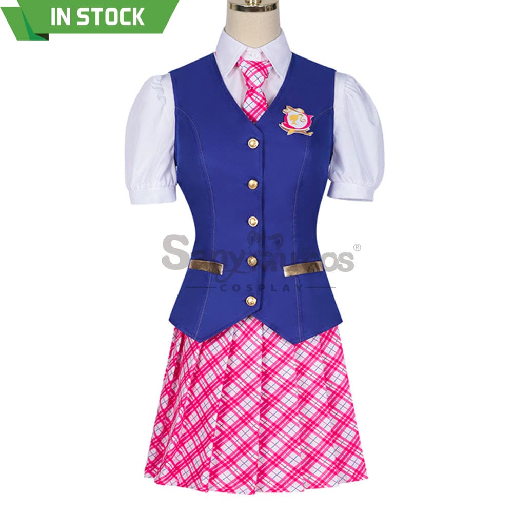 【In Stock】Anime Barbie:princess Charm School Cosplay Delancy Devin Uniform Costume Costumes