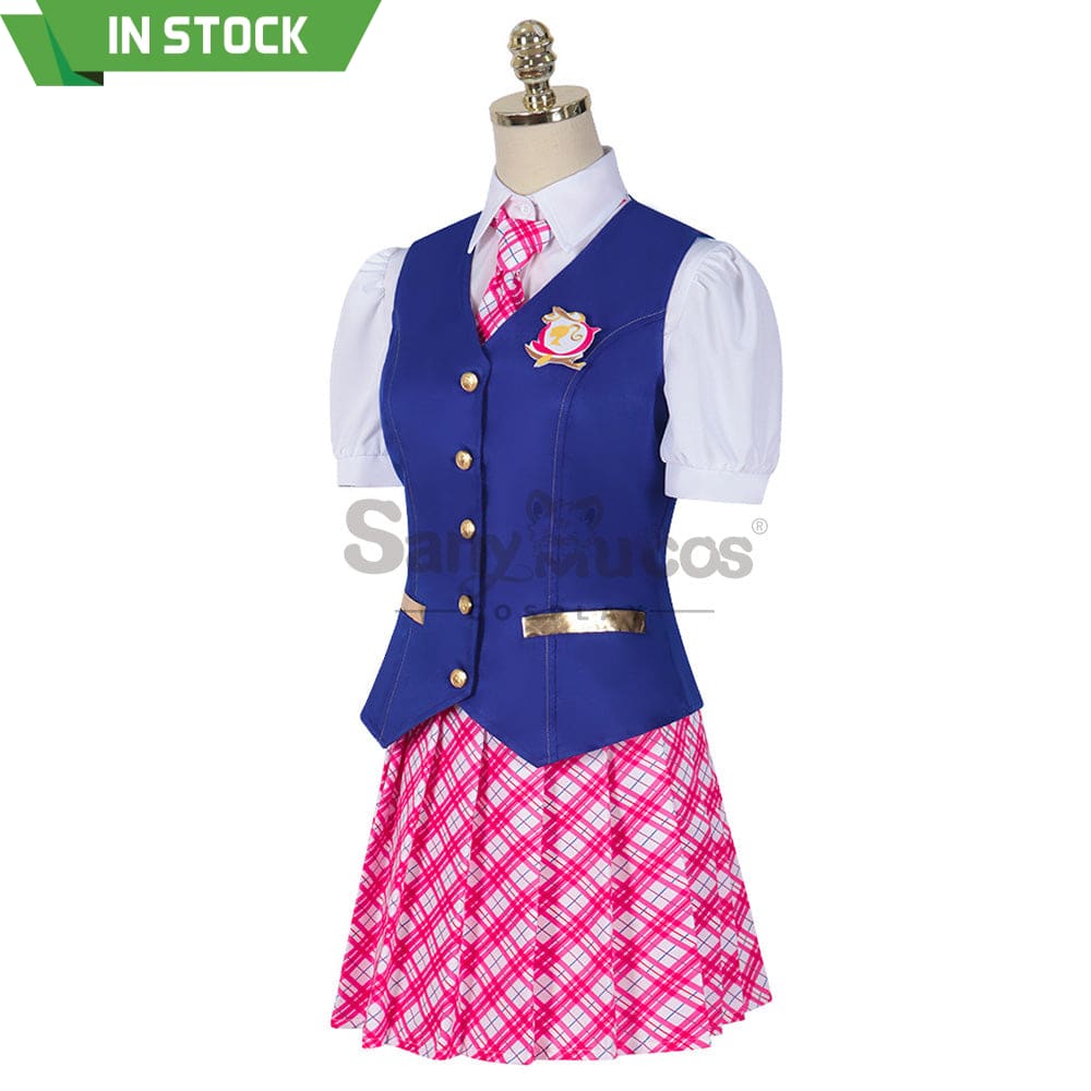 【In Stock】Anime Barbie:princess Charm School Cosplay Delancy Devin Uniform Costume Costumes