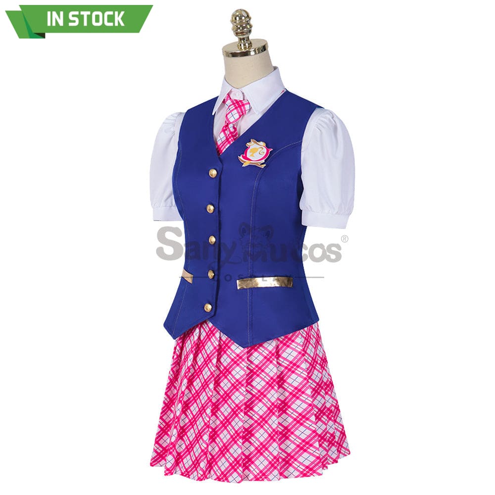 【In Stock】Anime Barbie:princess Charm School Cosplay Delancy Devin Uniform Costume Costumes