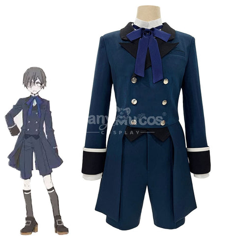 【In Stock】Anime Black Butler Cosplay Blue Ciel Phantomhive Cosplay Costume Premium Edition Cosplay Costumes