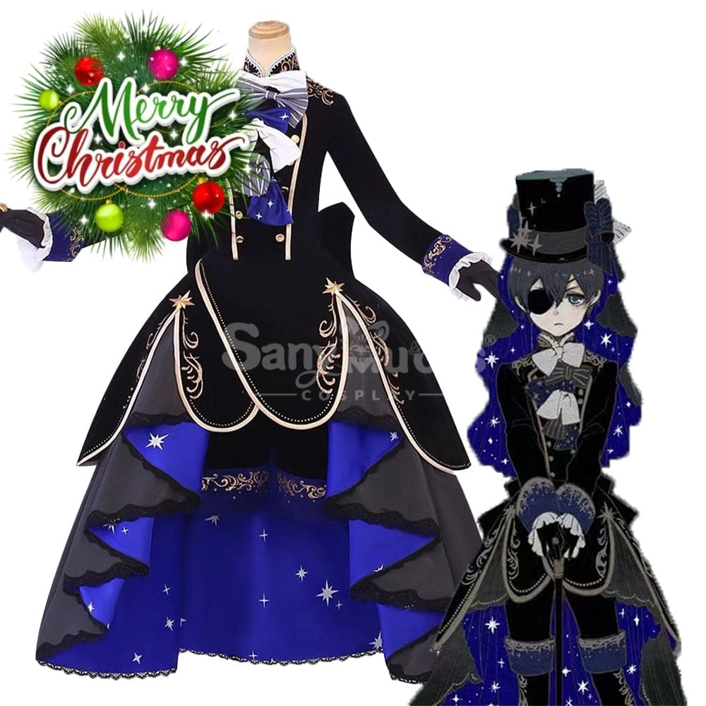 【In Stock】Anime Black Butler Cosplay Ciel Phantomhive Costume Costumes