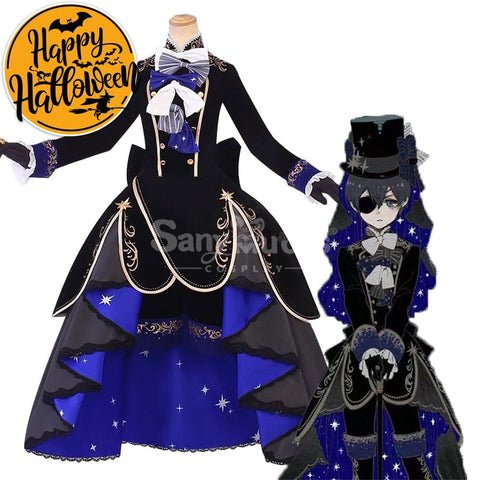 【In Stock】Anime Black Butler Cosplay Ciel Phantomhive Costume Costumes