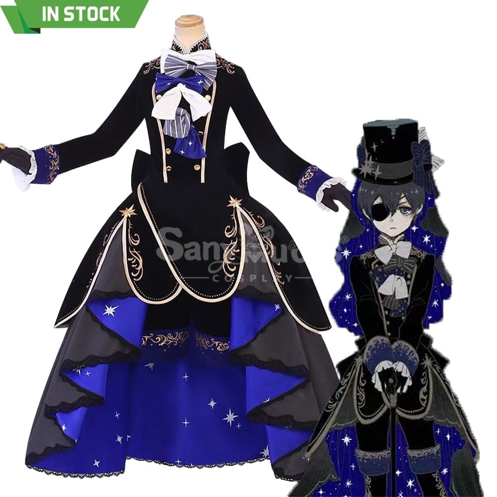 【In Stock】Anime Black Butler Cosplay Ciel Phantomhive Costume Costumes