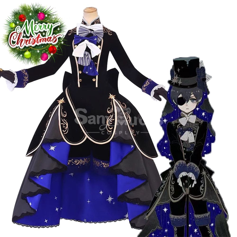 【In Stock】Anime Black Butler Cosplay Ciel Phantomhive Costume Costumes