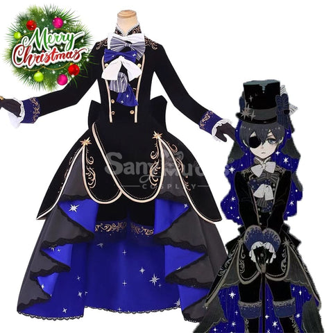 【In Stock】Anime Black Butler Cosplay Ciel Phantomhive Costume Costumes