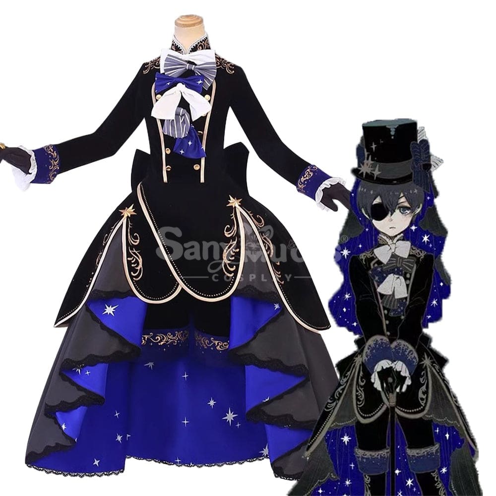 【In Stock】Anime Black Butler Cosplay Ciel Phantomhive Costume Costumes