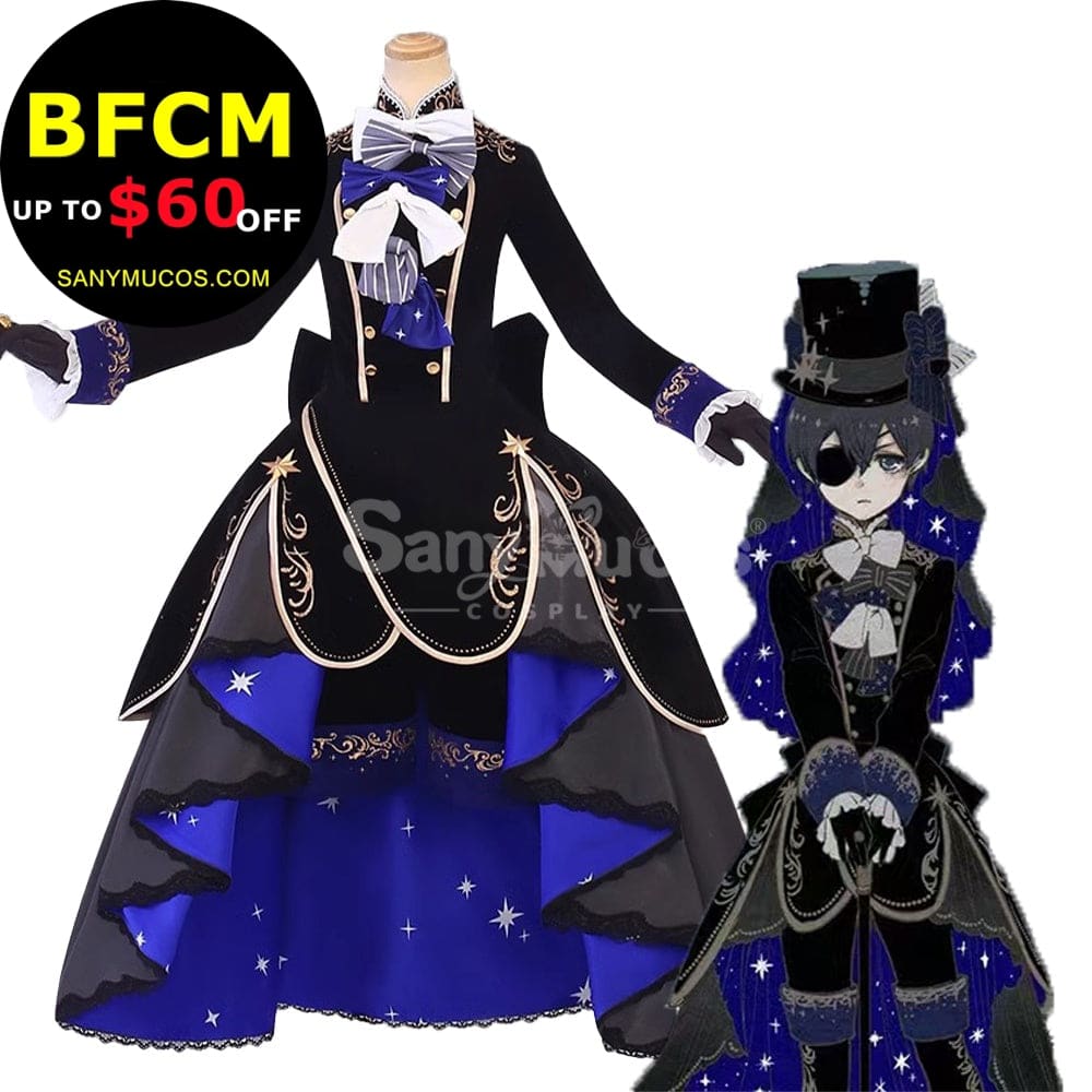 【In Stock】Anime Black Butler Cosplay Ciel Phantomhive Costume Costumes