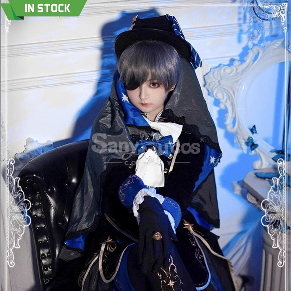 【In Stock】Anime Black Butler Cosplay Ciel Phantomhive Costume Costumes