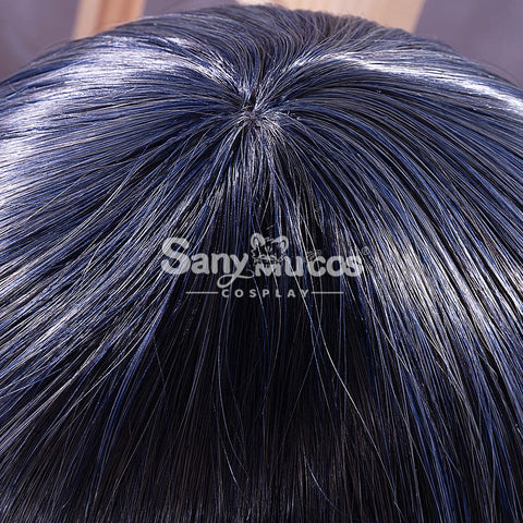 【In Stock】Anime Black Butler Cosplay Ciel Phantomhive Wig Short Dark Blue Cosplay Wigs