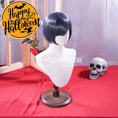 【In Stock】Anime Black Butler Cosplay Ciel Phantomhive Wig Short Dark Blue Cosplay Wigs
