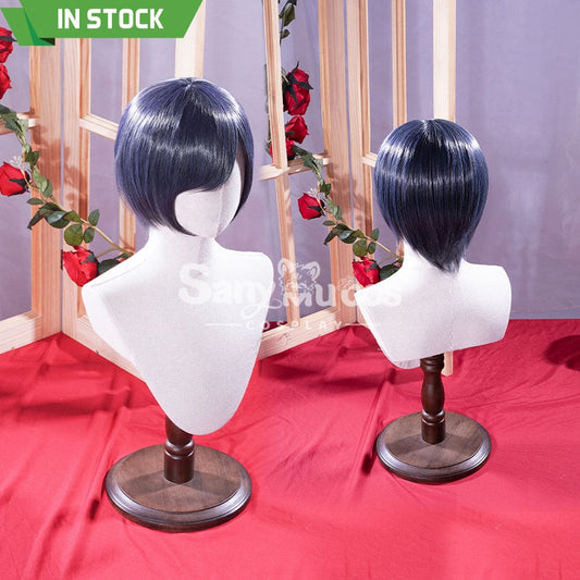 【In Stock】Anime Black Butler Cosplay Ciel Phantomhive Wig Short Dark Blue Cosplay Wigs 1000