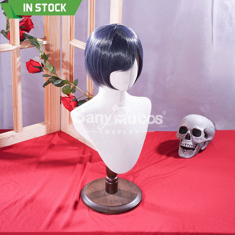 【In Stock】Anime Black Butler Cosplay Ciel Phantomhive Wig Short Dark Blue Cosplay Wigs