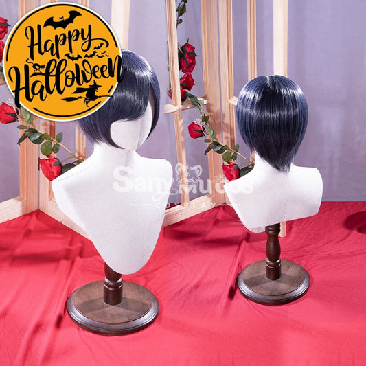 【In Stock】Anime Black Butler Cosplay Ciel Phantomhive Wig Short Dark Blue Cosplay Wigs 1000