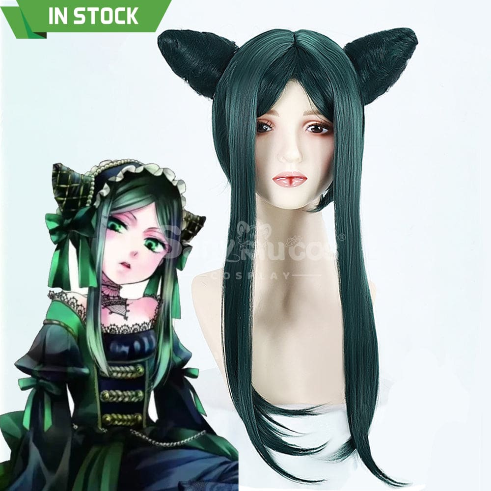 【In Stock】Anime Black Butler Cosplay Emerald Witch Sieglinde Sullivanl Cosplay Wig Cosplay Wigs